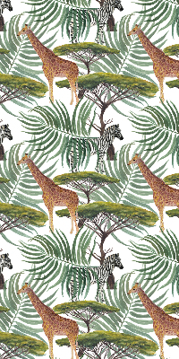 Modern roller blind Animals and trees