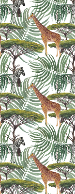 Modern roller blind Animals and trees