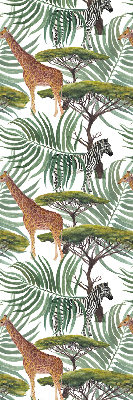 Modern roller blind Animals and trees
