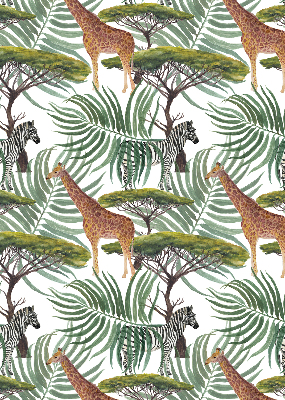 Modern roller blind Animals and trees