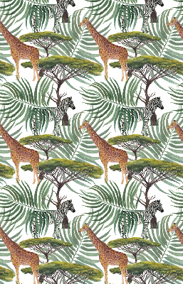 Modern roller blind Animals and trees