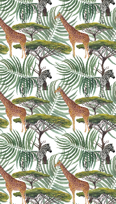 Modern roller blind Animals and trees