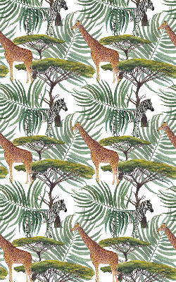 Modern roller blind Animals and trees