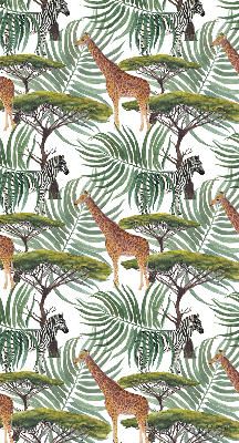 Modern roller blind Animals and trees