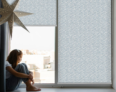 Roller blind for large window Semicircle