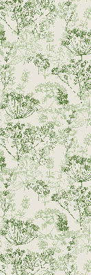 Fabric roller blind Green plants