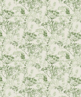 Fabric roller blind Green plants