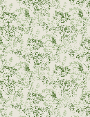 Fabric roller blind Green plants