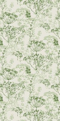 Fabric roller blind Green plants
