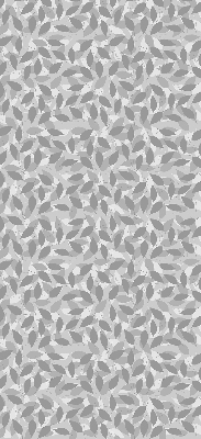 Modern roller blind Gray leaves