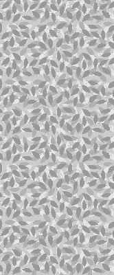 Modern roller blind Gray leaves