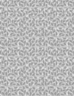 Modern roller blind Gray leaves