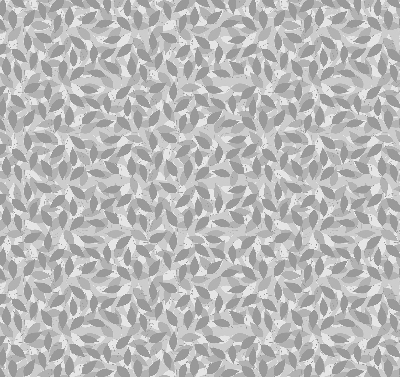 Modern roller blind Gray leaves
