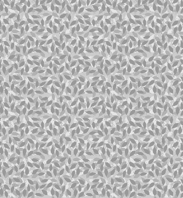Modern roller blind Gray leaves