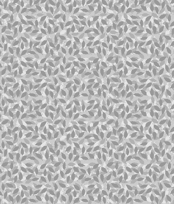 Modern roller blind Gray leaves