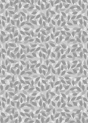 Modern roller blind Gray leaves