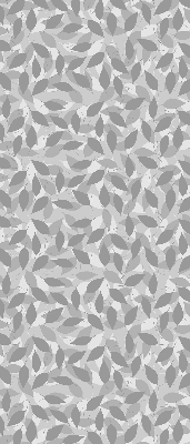 Modern roller blind Gray leaves