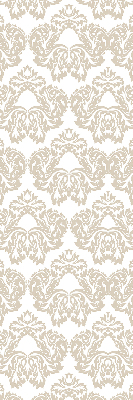 Roller blind for large window Beige pattern