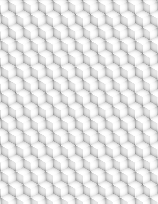 Roller blind for large window 3d cubes