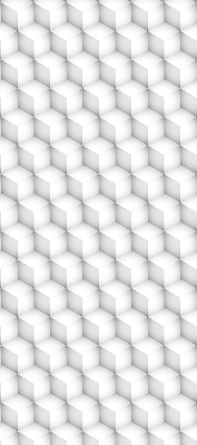 Roller blind for large window 3d cubes
