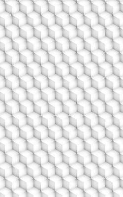 Roller blind for large window 3d cubes