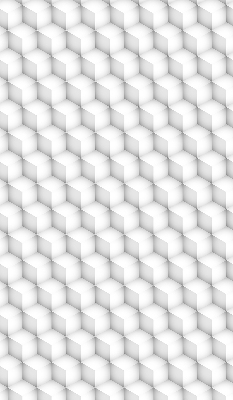 Roller blind for large window 3d cubes