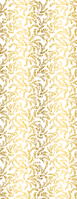 Fabric roller blind Golden branches