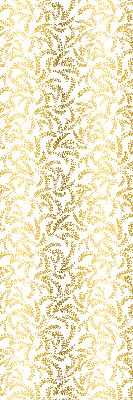 Fabric roller blind Golden branches
