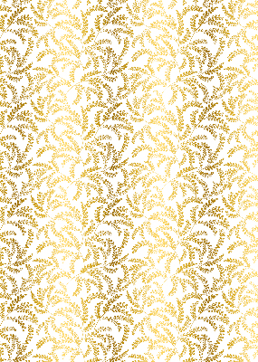 Fabric roller blind Golden branches