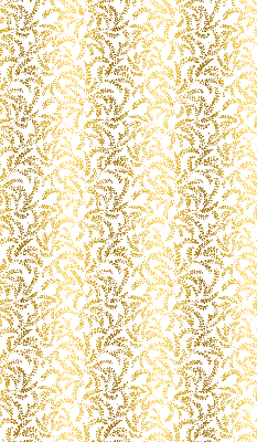 Fabric roller blind Golden branches