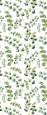 Fabric roller blind Green twigs