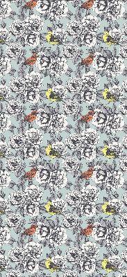 Modern roller blind Flowers
