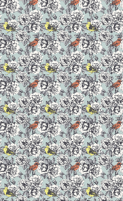 Modern roller blind Flowers