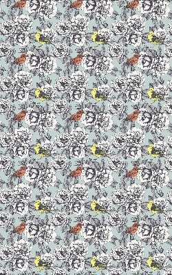 Modern roller blind Flowers