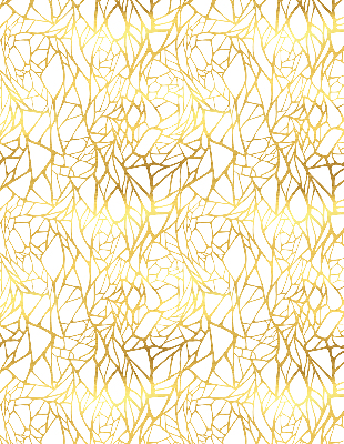 Fabric roller blind Yellow pattern