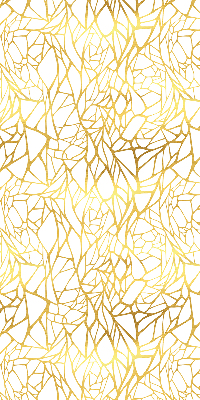 Fabric roller blind Yellow pattern