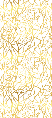 Fabric roller blind Yellow pattern