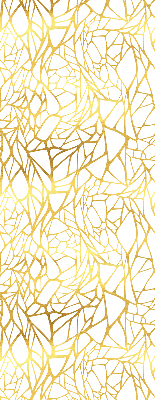 Fabric roller blind Yellow pattern