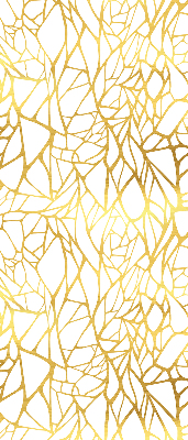 Fabric roller blind Yellow pattern