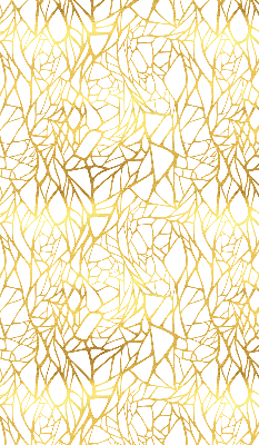 Fabric roller blind Yellow pattern