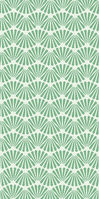 Modern roller blind Green slalom