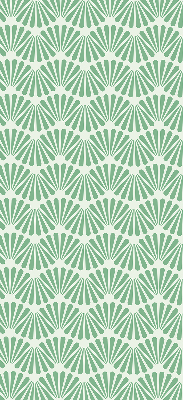 Modern roller blind Green slalom