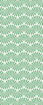Modern roller blind Green slalom