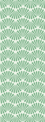 Modern roller blind Green slalom