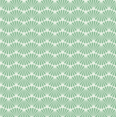 Modern roller blind Green slalom