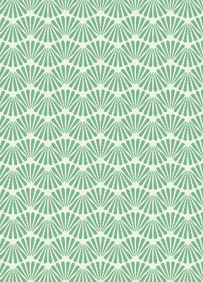Modern roller blind Green slalom