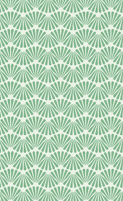 Modern roller blind Green slalom