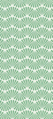 Modern roller blind Green slalom