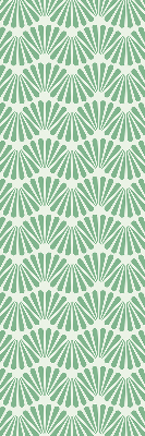 Modern roller blind Green slalom