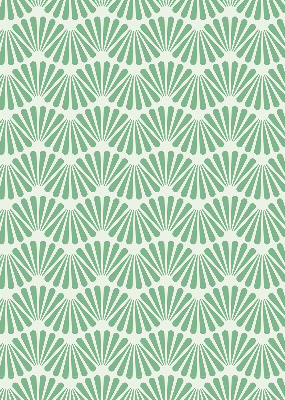 Modern roller blind Green slalom